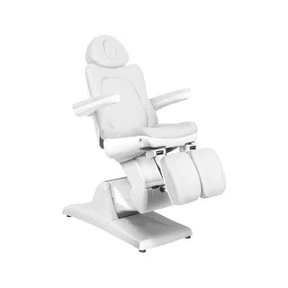 Cadeira elétrica de pedicure Azzurro 870S Pedi 3 motores branca