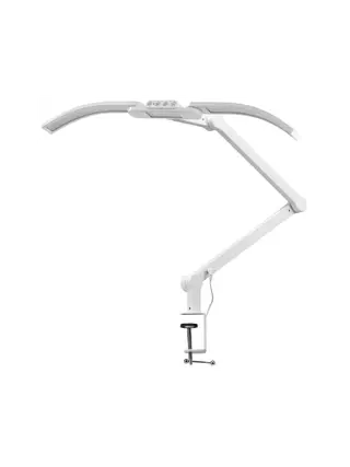 Lâmpada de manicure curva Glow L05 para mesa, branca