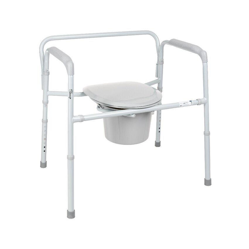 Assento sanitário móvel dobrável 3 em 1 - MAXIMUS