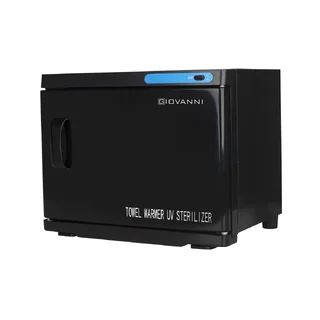 Aquecedor de toalhas com esterilizador UV 23 litros Preto