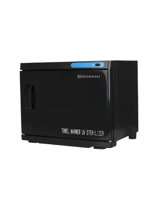 Aquecedor de toalhas com esterilizador UV 23 litros Preto