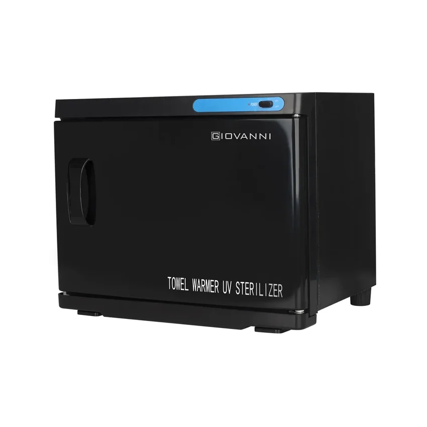 Aquecedor de toalhas com esterilizador UV 23 litros Preto