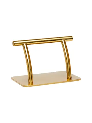 Apoio para os pés de cabeleireiro - Gabbiano L005S dourado