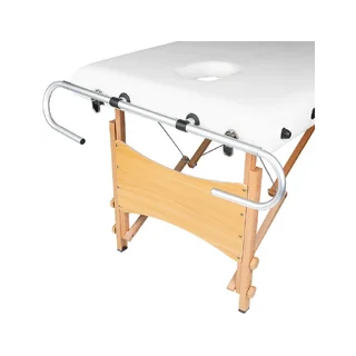 Mesa de massagem portátil com suporte para papel