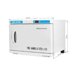 Aquecedor de toalhas com esterilizador UV 16 litros Branco