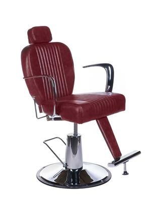 Cadeira de barbeiro OLAF Retro BH-3273 Vermelha
