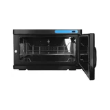 Aquecedor de toalhas com esterilizador UV 16 litros Preto