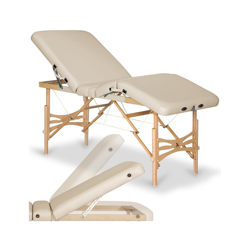 Mesa de massagem Xena Light 70cm Reflexologia Bege