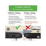 Mesa de massagem portátil Adele 70cm - Preta