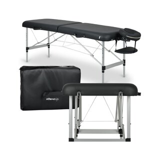 Mesa de massagem portátil exclusiva Estetic Black Comfy Base K515