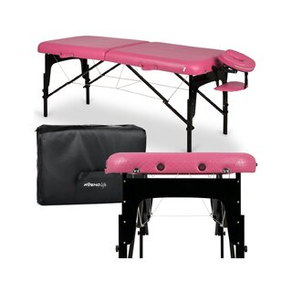 Mesa de massagem portátil exclusiva Estetic Rosa