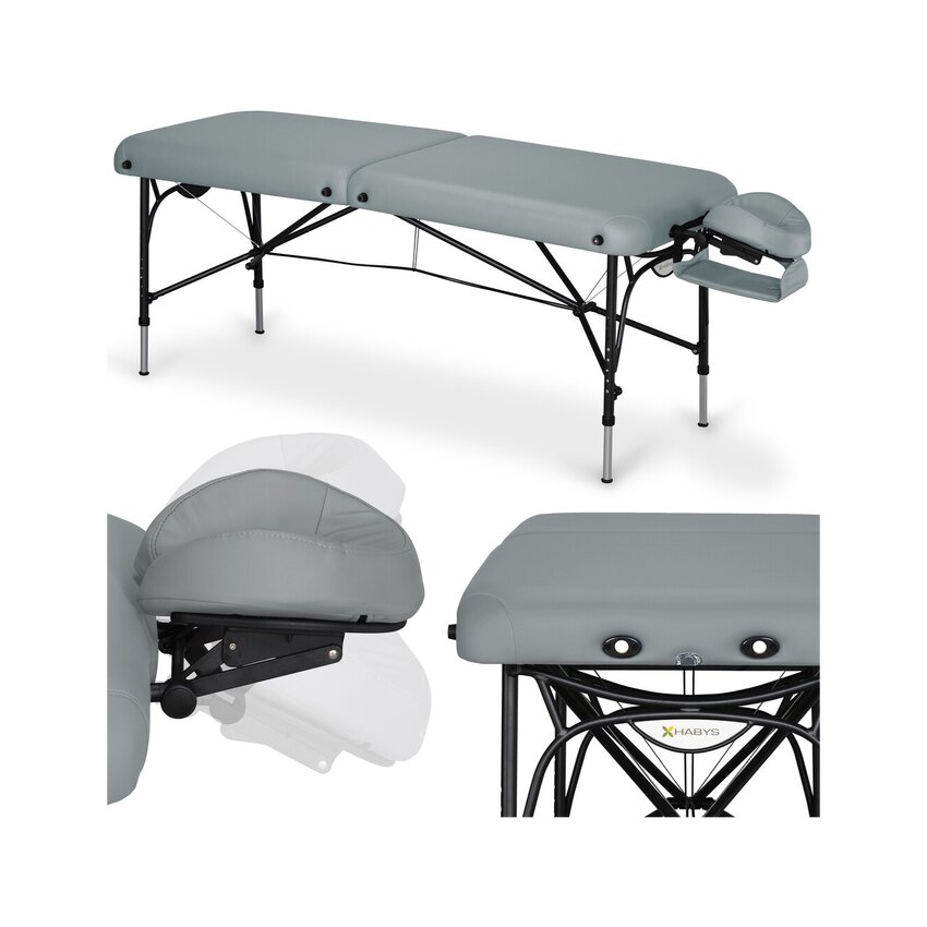 Mesa de massagem Smart Alu 70 Vinyl Flex K015 Cinza