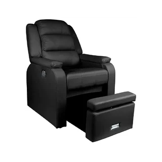 Cadeira de pedicure SPA Hilton Foot Care preta