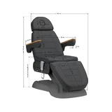Poltrona elétrica para tratamento SILLON Lux 273b 3 motores cinza