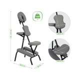 Cadeira de massagem Energy - cinza