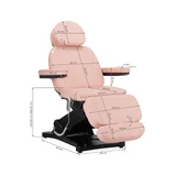 Poltrona elétrica SILLON CLASSIC 3 motores rosa