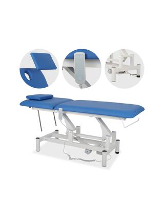 Mesa de tratamento elétrica Optima - Azul