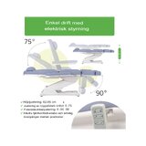 Cadeira de tratamento cosmético elétrica Elara PRO 4 - violeta