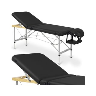 Mesa de massagem alumínio Aero Plus 60cm K015 Preto