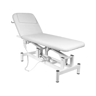 Mesa de massagem elétrica Swehealth White com 1 motor