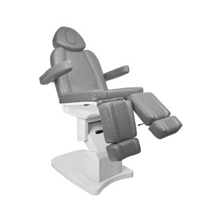 Cadeira elétrica de pedicure estética Azzurro 708AS com 3 motores, cinza.