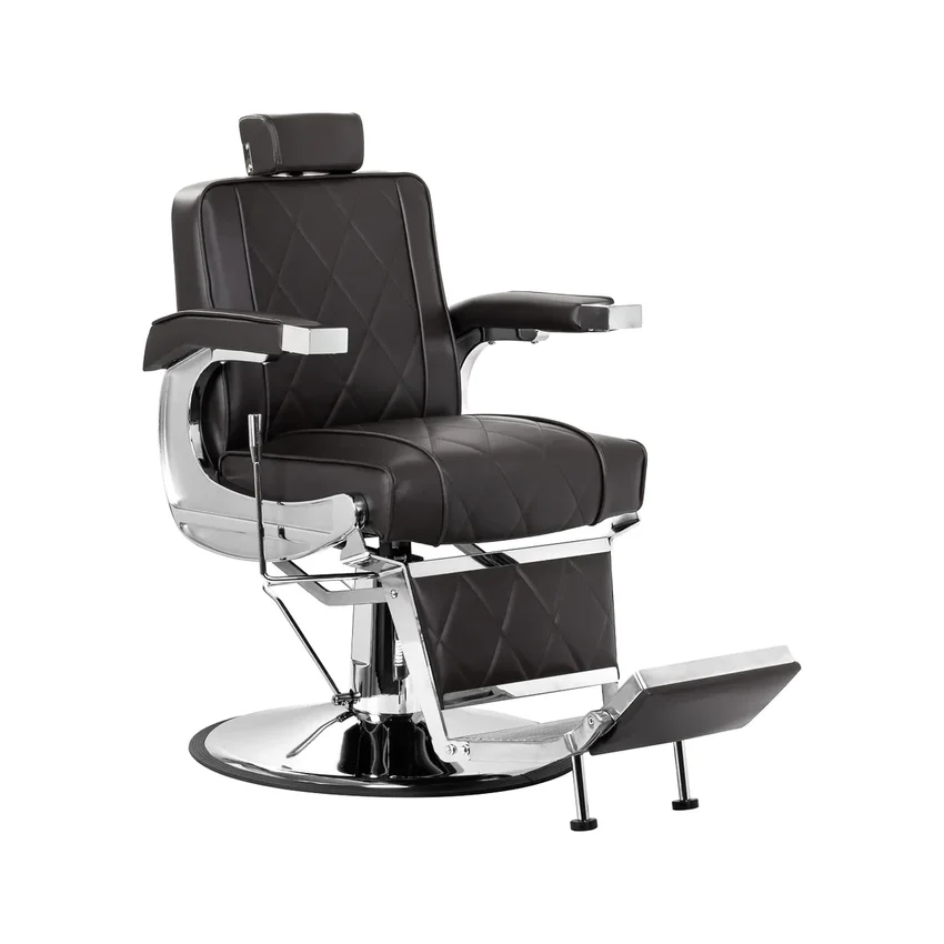 Cadeira de barbeiro HAIR SYSTEM BM88066 marrom