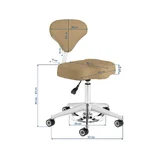 Cadeira de trabalho ergonômica - Azzurro 156f - bege