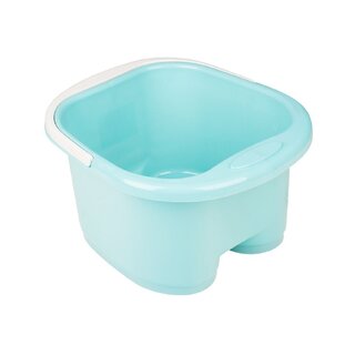 Bacia para pedicure com rolos azuis