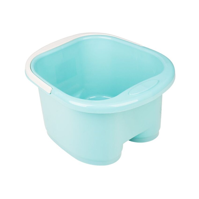 Bacia para pedicure com rolos azuis