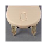 Banco de massagem Elza Soft Touch K607 Moco Bege