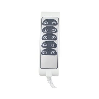 Controle manual de 5 motores