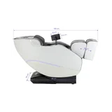 Cadeira de massagem 3D Sakura Maximus 809 branca e cinza