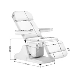 Poltrona de tratamento elétrica Azzurro 891 branca