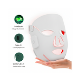 Máscara de luz vermelha LED 4D - Máscara facial