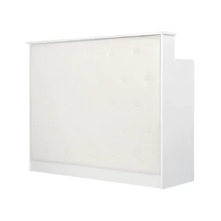 Balcão de recepção Gabbiano madeira G26W Branco