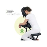 Cadeira de massagem energética - preta