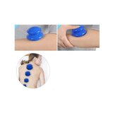 Ventosas de massagem de silicone - conjunto de ventosas