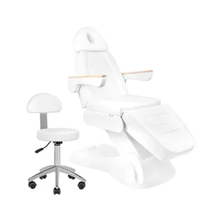 Cadeira de tratamento Lux 273B + banco 304, branco