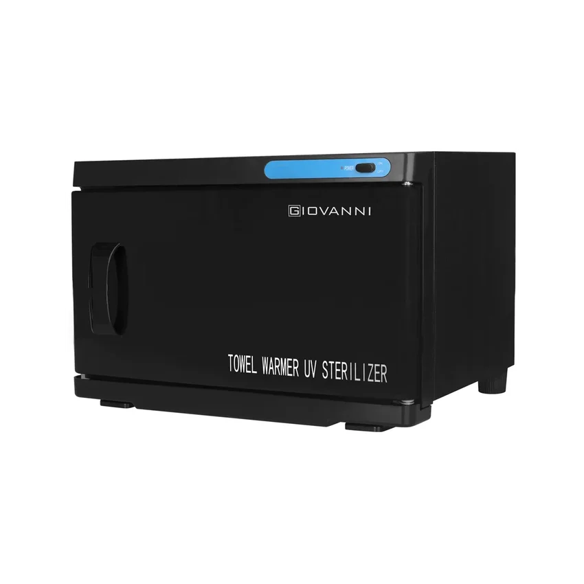 Aquecedor de toalhas com esterilizador UV 16 litros Preto