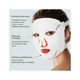 Máscara de luz vermelha LED 4D - Máscara facial