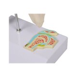 Eixo miniatura com seção transversal