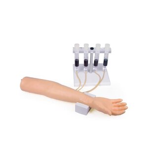 Modelo de braço de injeção para injeção e infusão intravenosa