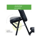 Cadeira de massagem energética - preta