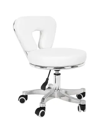 Banco cosmético para pedicure 9266 branco