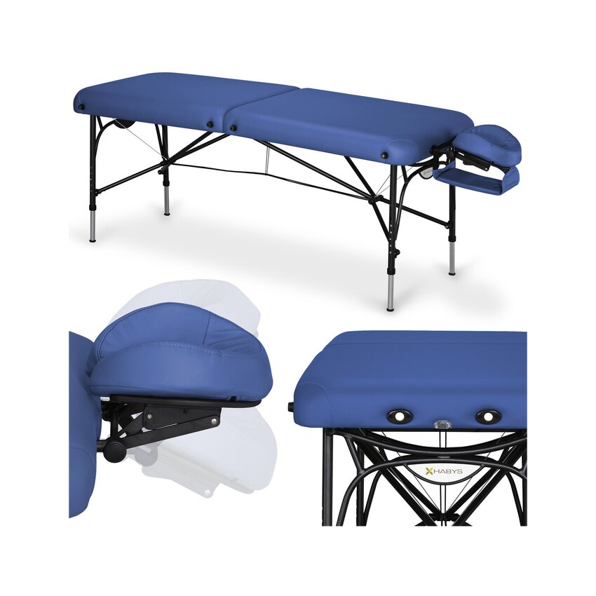 Mesa de massagem Smart Alu 70 Vinyl Flex K015 Azul