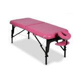 Mesa de massagem portátil exclusiva Estetic Rosa