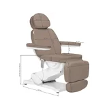 Cadeira de tratamento elétrica SILLON CLASSIC com 3 motores - marrom