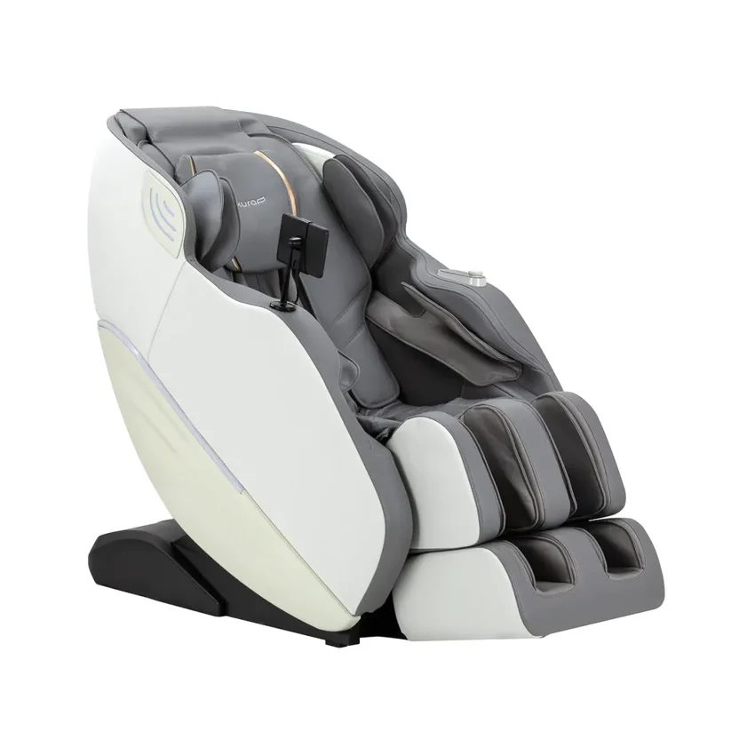 Cadeira de massagem 3D Sakura Maximus 809 branca e cinza