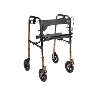Andador com 4 rodas, freios e assento - DEFENDER