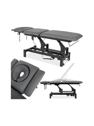 Mesa de massagem Fortis 5 ERGO, ajuste elétrico de altura, controle remoto manual, rodas